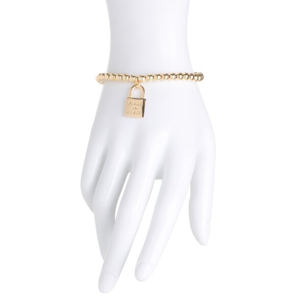 MILOR SILVER Made In Italy Sterling Silver Bead Stretch Charm Bracelet - Picture 2 of 2